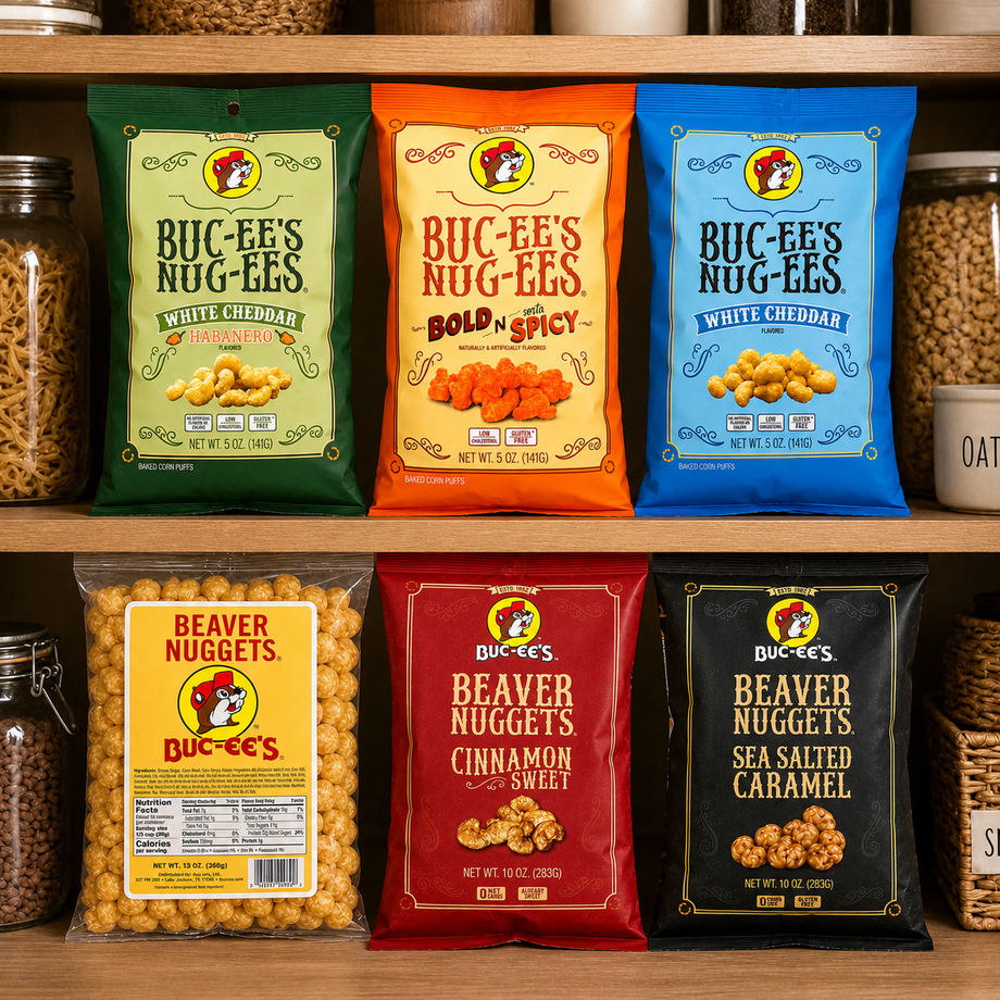 Buc-ee's Nuggets and Nug-ee's Variety Bundle
