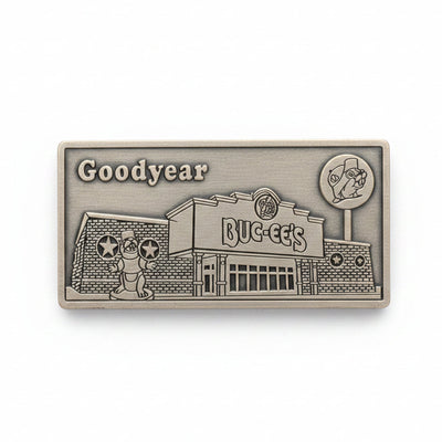 Buc-ee's Metal Goodyear Magnet