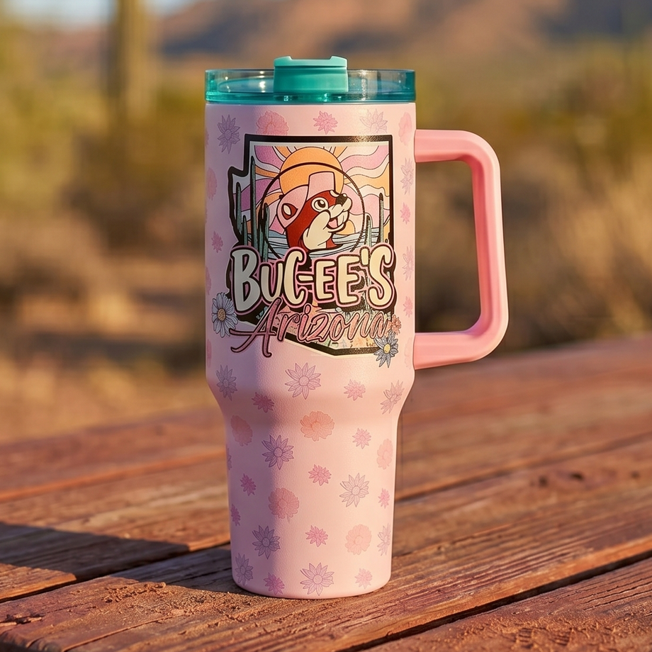 Buc-ee's Arizona Pink 40oz Pro Tumbler