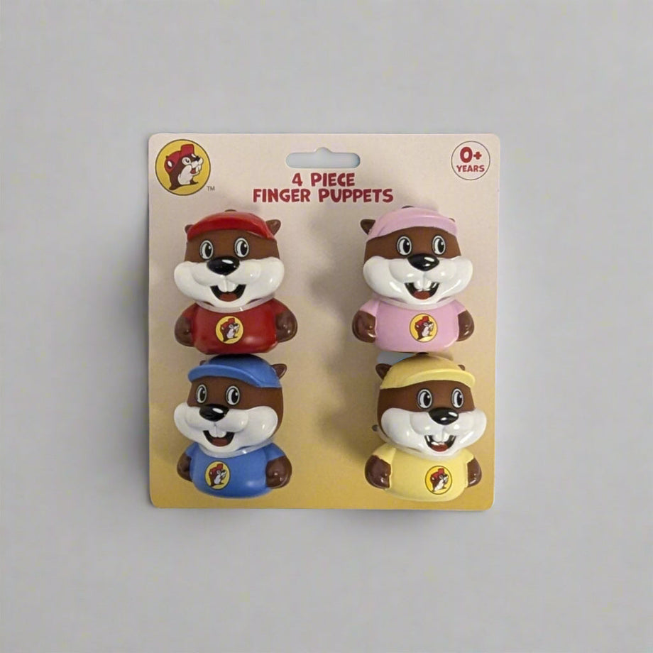 Buc-ee's 4 Piece Finger Puppets