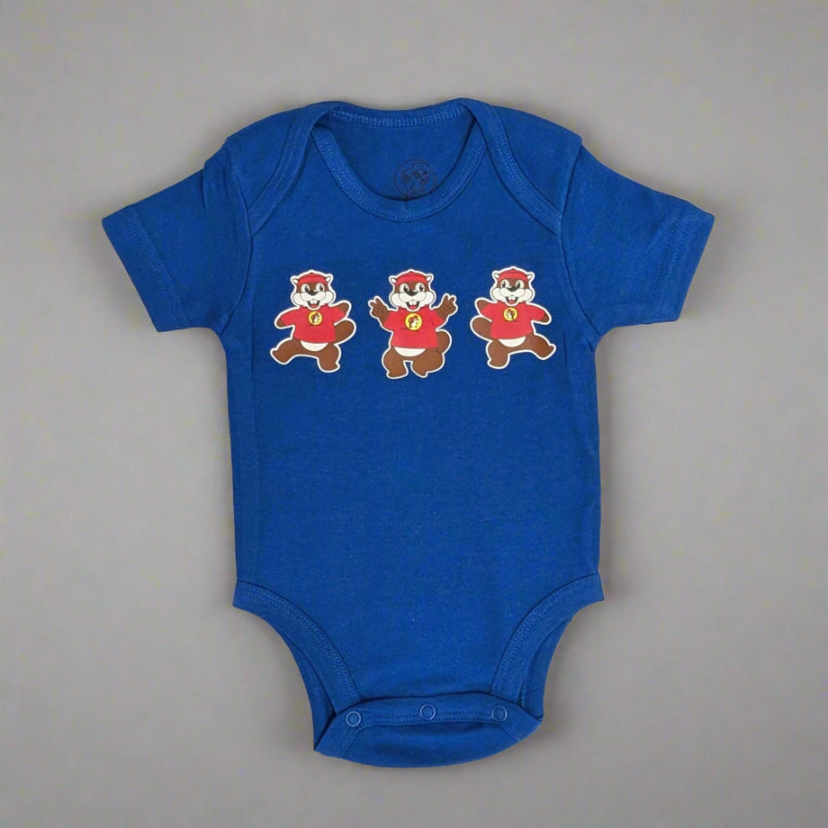 Buc-ee's Blue Onesie/Top