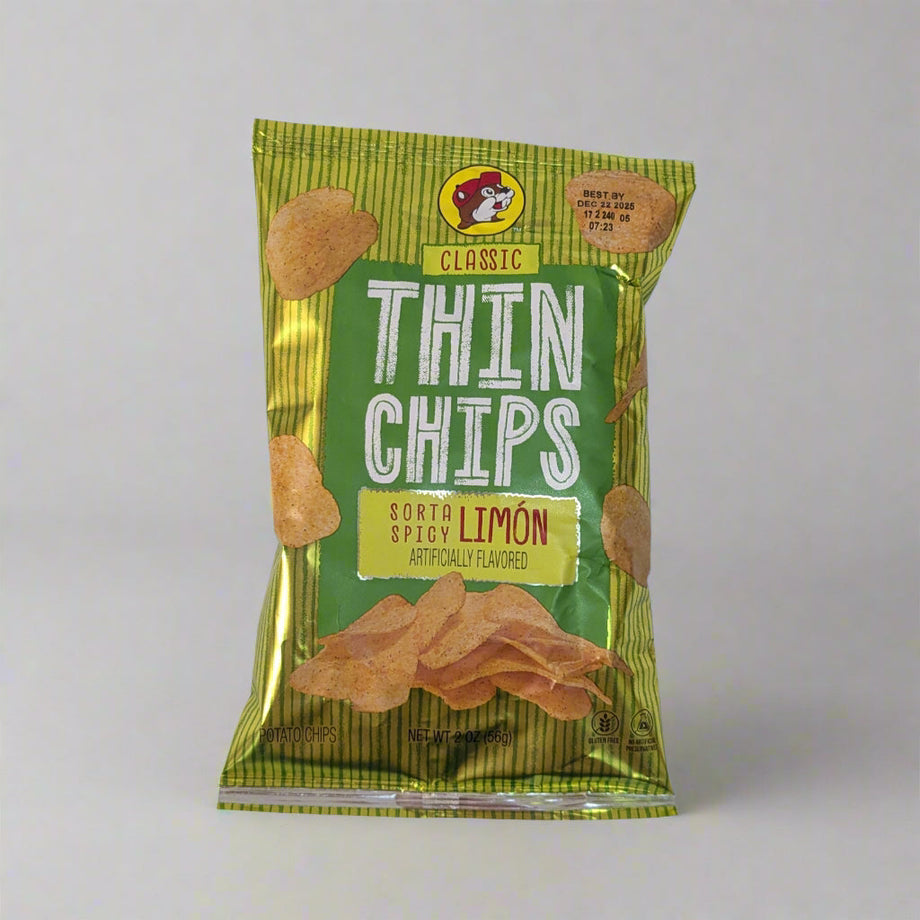 Buc-ee's Classic Thin Chips - Limon