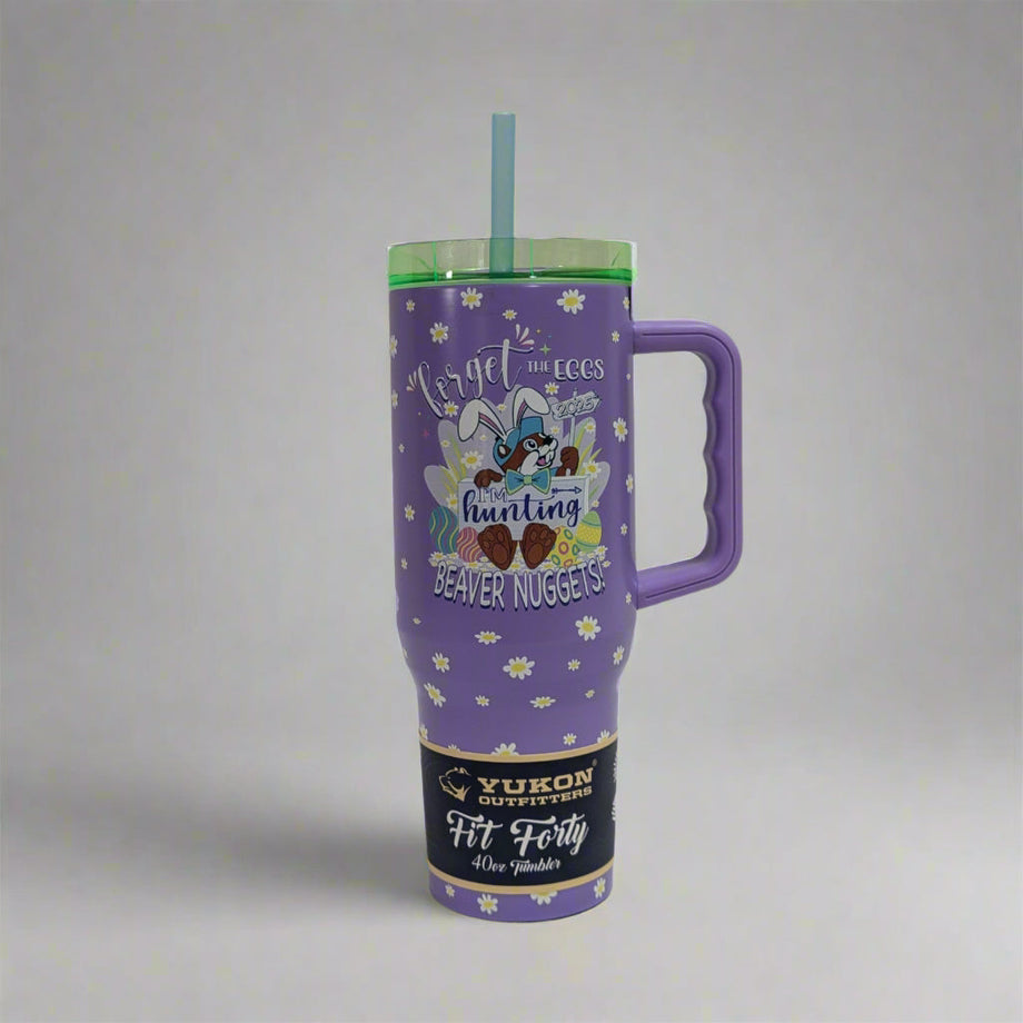 Easter "Forget the Eggs I'm Hunting Beaver Nuggets" Tumbler