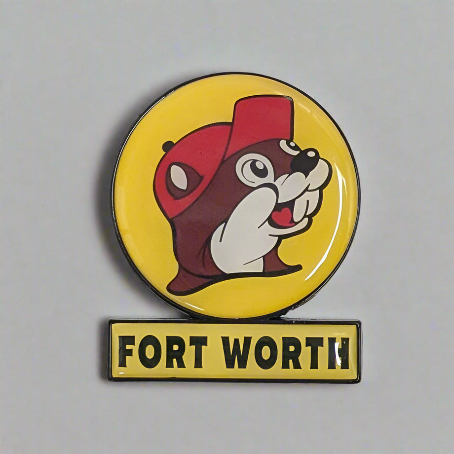 Buc-ee's Fort Worth Lollipop Sign Magnet