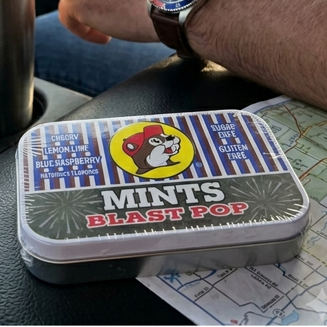 Buc-ee's Blast Pop Mints