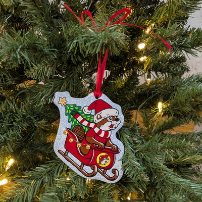 Buc-ee's Sleigh Ornament