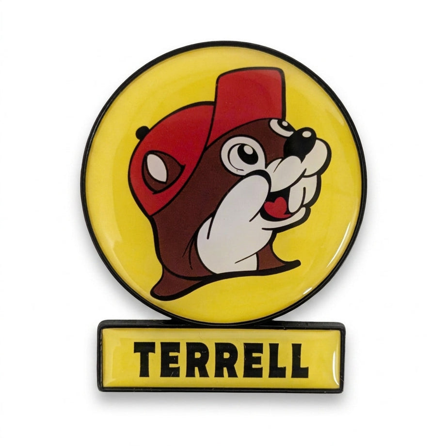 Buc-ee's Terrell Lollipop Sign Magnet
