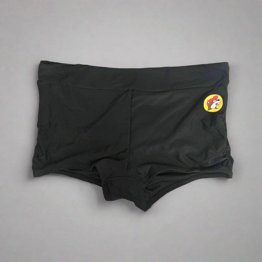 Buc-ee's Women's Black Logo Swim Shorts