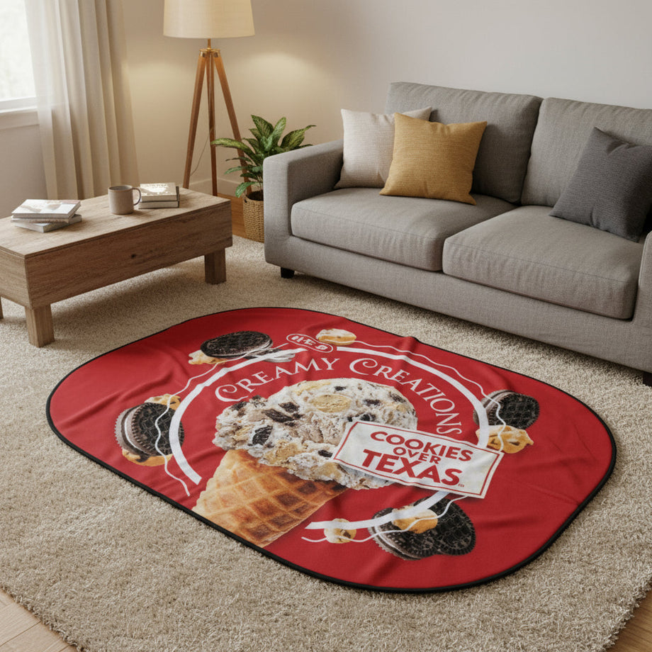 H-E-B Creamy Creations Double-Sided Throw