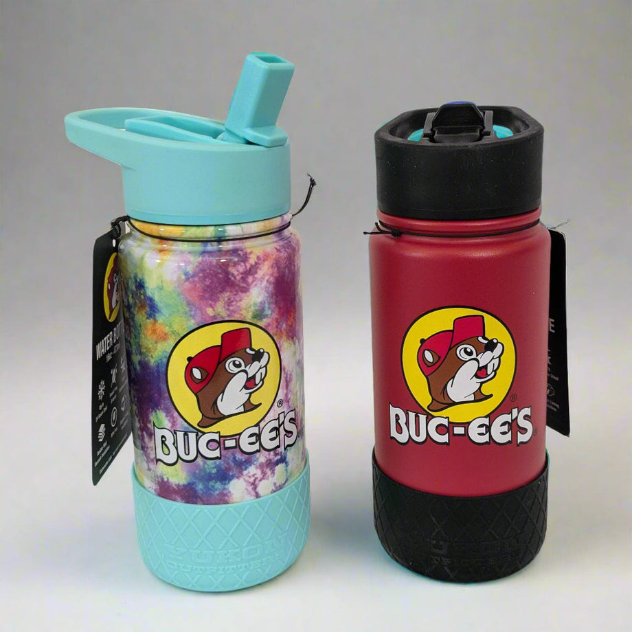 Buc-ee's Kids Water Bottle w/ Flip-Up Spout