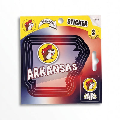 Buc-ee's Arkansas Map Sticker