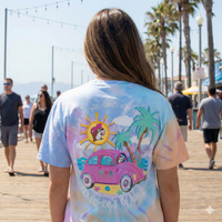 Buc-ee's "Made For Buc-ee's" Pastel Tie Dye Shirt