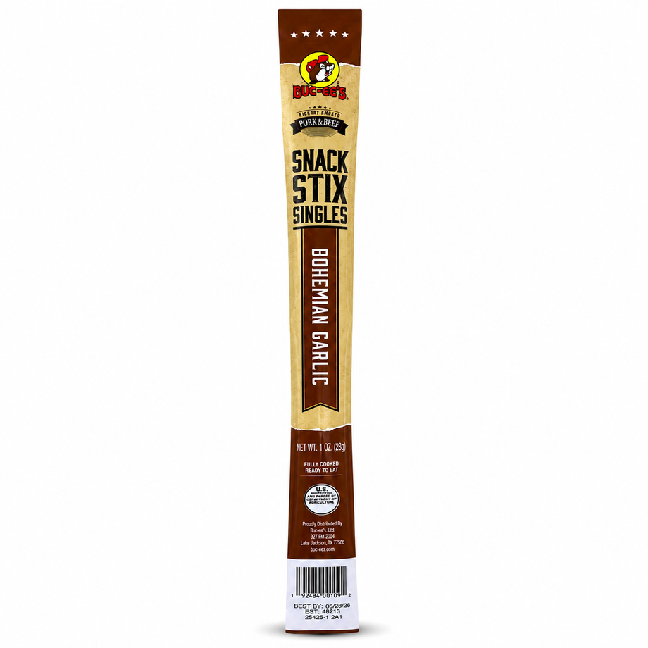 Buc-ee's Bohemian Garlic Snack Stix