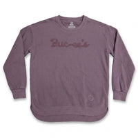 Buc-ee's Purple Crewneck Sweatshirt
