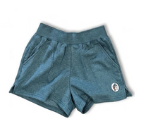 Buc-ee's Teal High Waist Fleece Shorts
