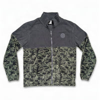 Buc-ee's Adult Camo Colorblock Fleece Jacket