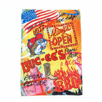 Buc-ee's "Always Open" Plush Blanket
