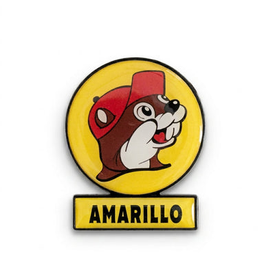 Buc-ee's Amarillo Lollipop Sign Magnet
