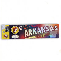 Buc-ee's Arkansas Map Bumper Sticker
