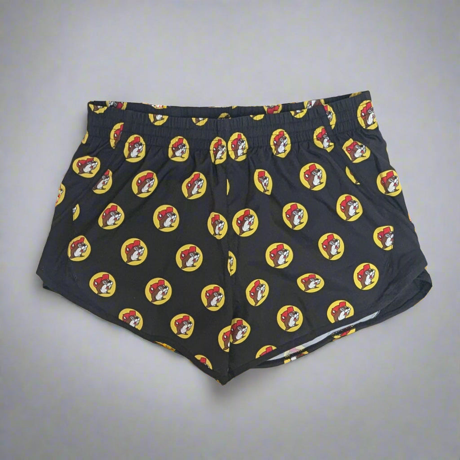 Buc-ee's Black Logo Track Shorts