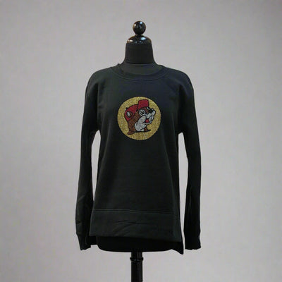 Buc-ee's Bling Logo Sweater Top