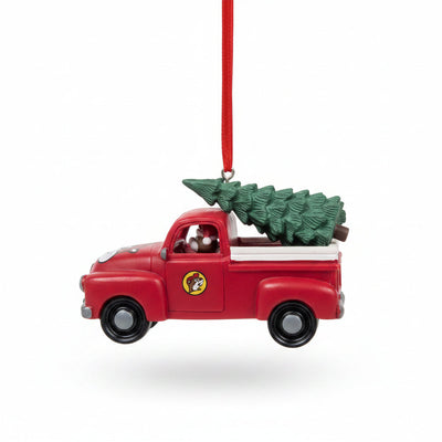 Buc-ee's Merry Christmas Truck Tree Ornament