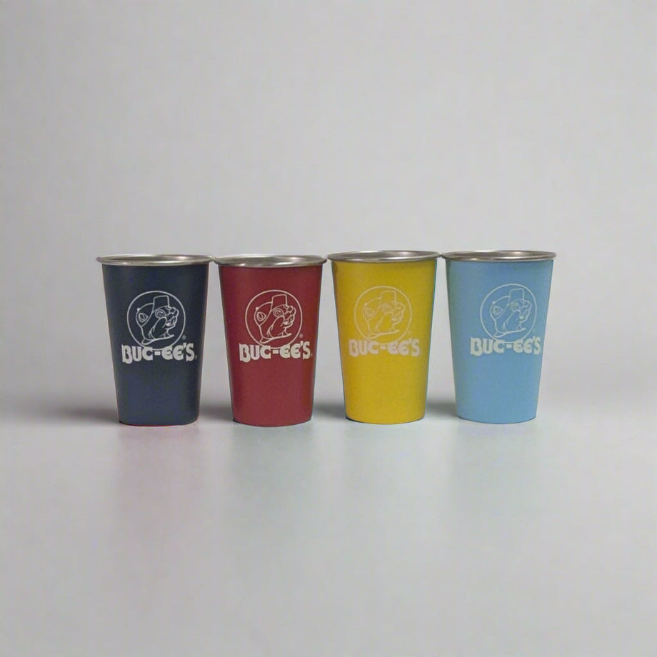 Buc-ee's Color-Change Metal Pint Set