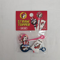 Buc-ee's Straw Toppers