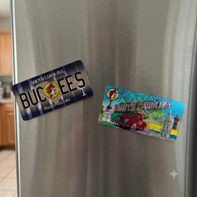 Buc-ee's Double-Sided South Carolina Magnet