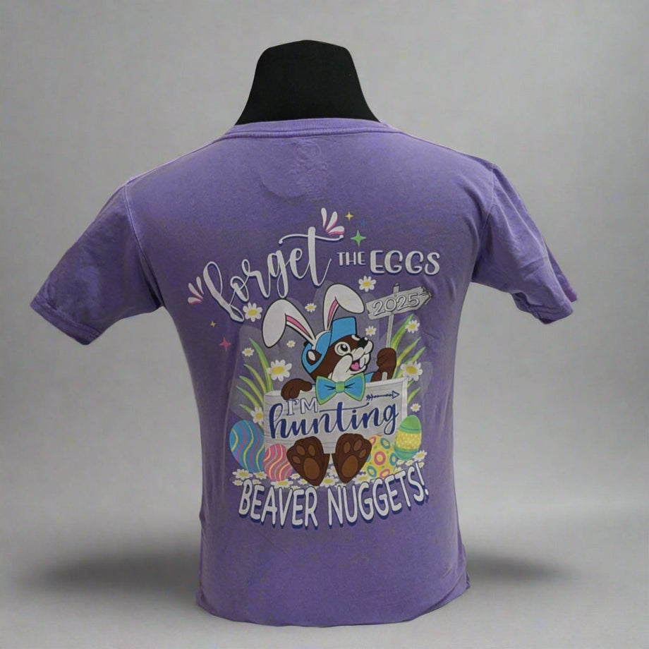 Buc-ee's Easter "Forget the Eggs I'm Hunting Beaver Nuggets" Shirt