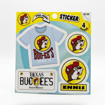 Buc-ee's Ennis, TX Sticker Sheet