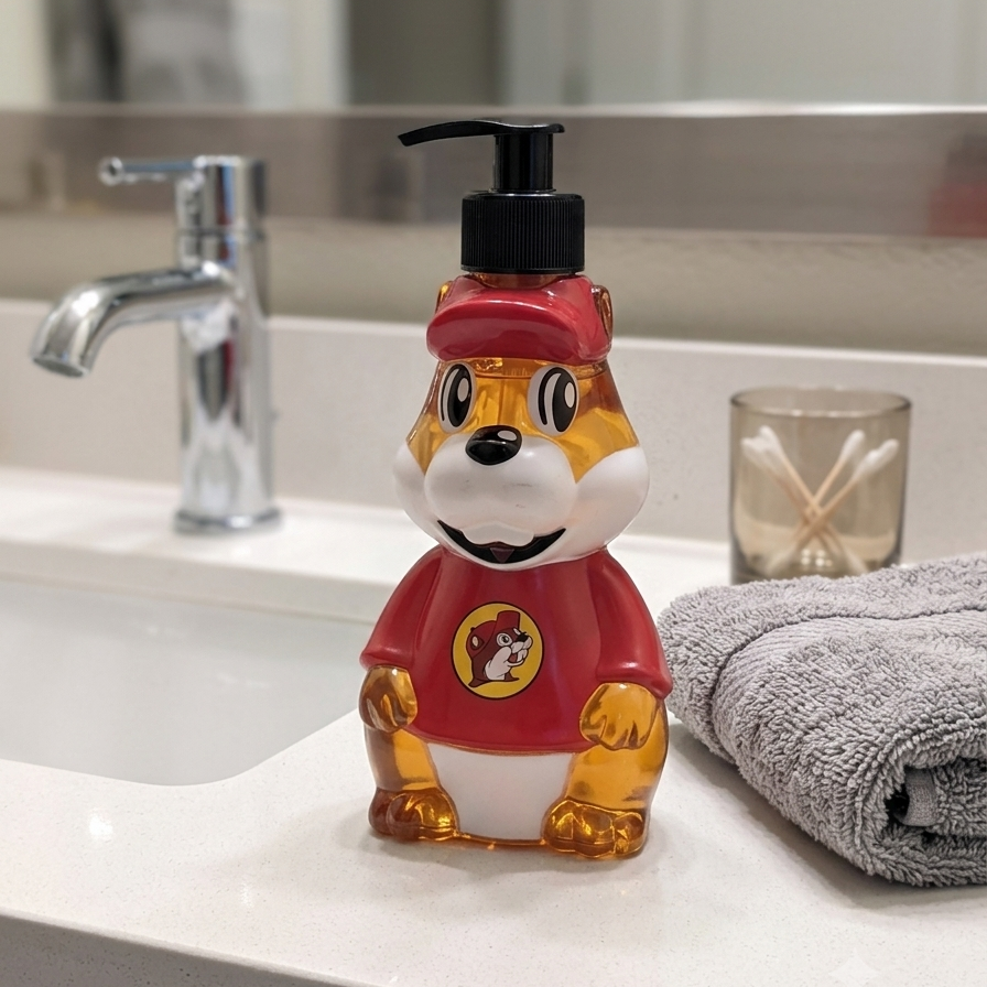 Buc-ee Figurine Honey Almond Hand Soap