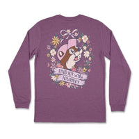 Buc-ee's Find Joy Long Sleeve Purple Shirt
