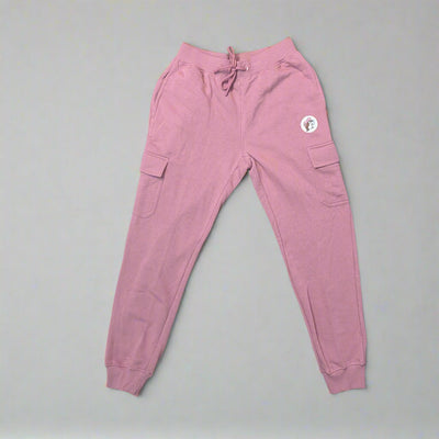 Buc-ee's Fleece Pink Cargo Joggers