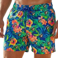 Buc-ee's Tropical Floral Swim Shorts