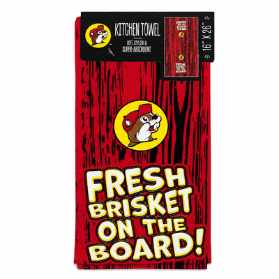 Buc-ee's Fresh Brisket on the Board Kitchen Towel