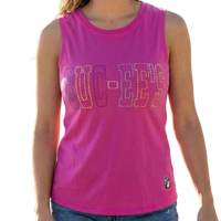 Buc-ee's Muscle Tank Fuschia