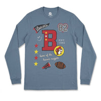 Buc-ee's Graffiti Long Sleeve Blue Shirt