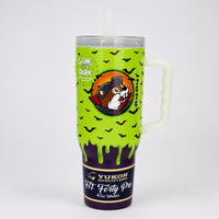 Buc-ee's Halloween 2026 Bright Green 40oz Tumbler