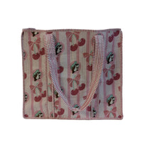Buc-ee's Cherry Quilted Tote Bag