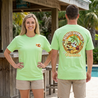 Buc-ee's Lime Green Margaritaville Shirt