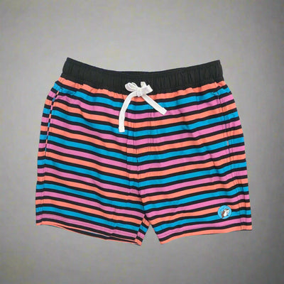 Buc-ee's Mens/Boys Striped Swimsuit