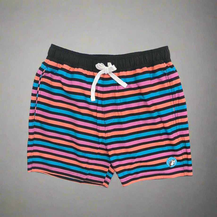 Buc-ee's Mens/Boys Striped Swimsuit