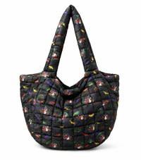 Buc-ee's Neon Bat Puffy Tote Bag