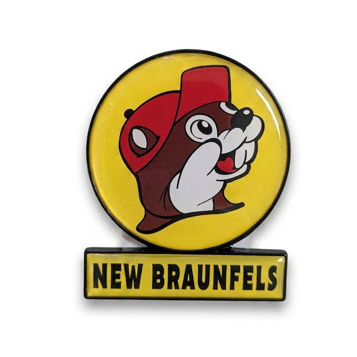 Buc-ee's New Braunfels Lollipop Sign Magnet