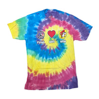 Buc-ee's Peace Love Ohio Tie Dye Shirt