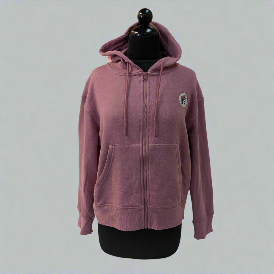 Buc-ee's Pink Full Zip Fleece Hoodie
