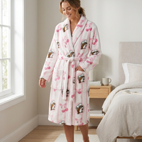Buc-ee's Cherry Plush Robe