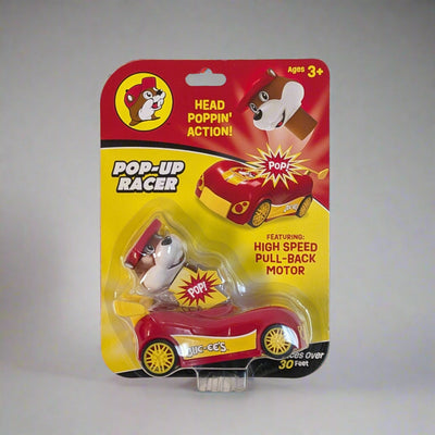 Buc-ee's Pop-Up Racer Toy