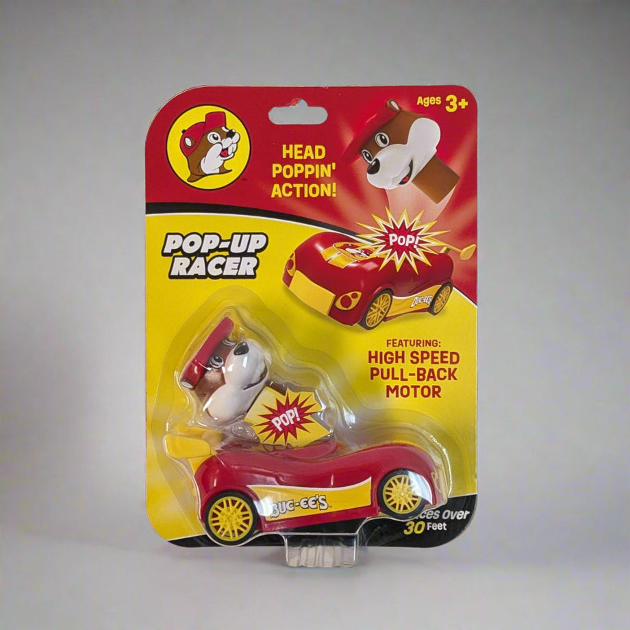 Buc-ee's Pop-Up Racer Toy